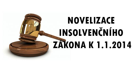 Novelizace insolvenčního zákona pro rok 2014