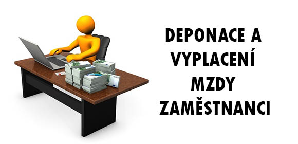 Deponace a vyplacení mzdy zaměstnanci-image